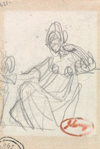 Mulher sentada e criança de George Romney