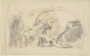 Esboço para a visita de Howard às prisões de George Romney