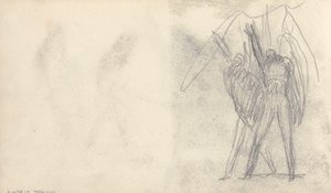 Desenho de caderno de esboços de George Romney
