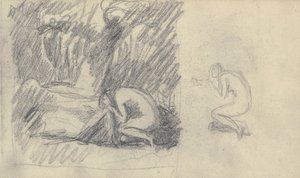 Desenho de caderno de esboços de George Romney