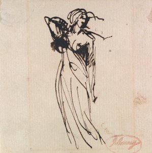 Figura feminina em pé de George Romney
