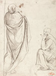 Figura de pé e figura sentada de George Romney