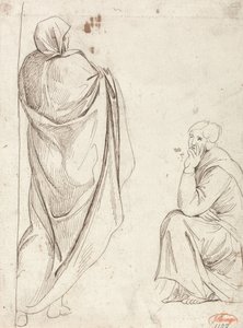 Figura em pé e figura sentada de George Romney