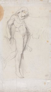 Nu masculino em pé de George Romney