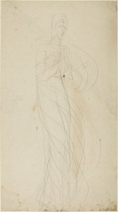 Figura feminina em pé de George Romney