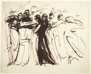 Figuras em pé reunidas de George Romney