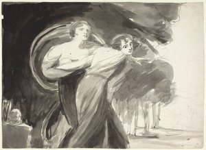 Estudo sobre a Alegria e a Melancolia de George Romney