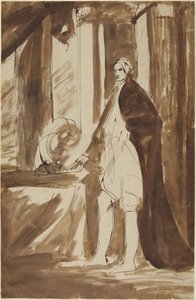 Esboço para o retrato de um homem de George Romney