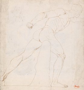 Estudo do Gladiador Borghese de George Romney