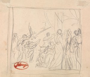 A partida de croquet que deu para o torto de George Romney