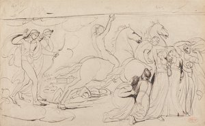 A destruição dos filhos de Niobe de George Romney
