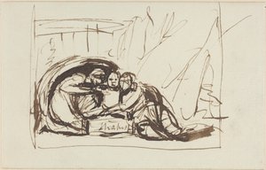 O jovem Shakespeare, alimentado pela comédia e pela tragédia de George Romney