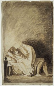 A Origem da Pintura de George Romney