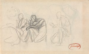 Três Figuras Ajoelhadas de George Romney