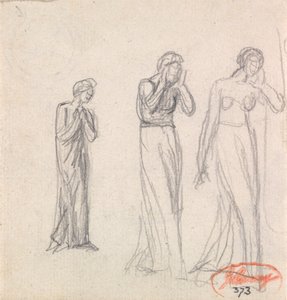 Três Mulheres em Luto de George Romney