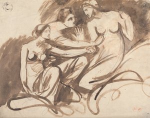 Três jovens bruxas de George Romney