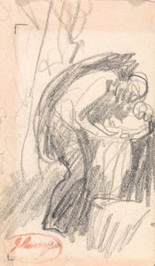 Indivíduo não identificado: um homem com uma criança de George Romney