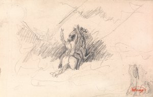 Wolgemuth resgata os náufragos ao largo do Cabo da Boa Esperança de George Romney