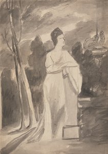 Mulher numa coluna de George Romney