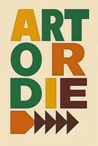 Art or Die, 2024 (acrílico sobre tela)
