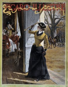 Mulher em traje de caça - em "Figaro Illustrated", de outubro de 1895