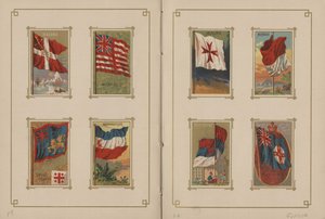 Bandeiras de Todas as Nações e dos Estados e Territórios dos Estados Unidos da América - Páginas 19 e 20, 1887