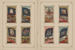 Bandeiras de todas as nações e dos Estados Unidos da América - páginas 27 e 28 de 1887