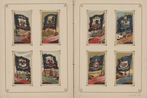 Bandeiras de todas as nações e dos Estados Unidos da América - páginas 31 e 32, 1887