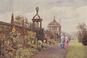 Montacute, girassóis de George Samuel Elgood