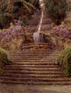 A Cascata, Villa Cicogna de George Samuel Elgood