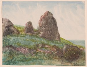 Paisagem com rochas de George Sand