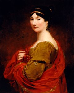 Frederika, Condessa de Mansfield (óleo sobre tela)