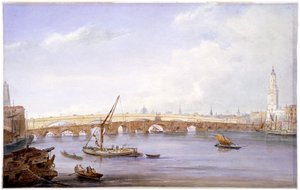 Velhas e novas pontes de Londres, Londres, 1831.