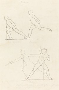 Preparando-se para executar; Corrida; Impressionante de George Scharf after John Flaxman