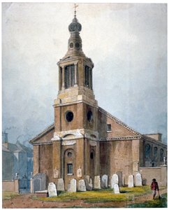 Igreja de St Anne, Dean Street, Soho, Londres, 1828