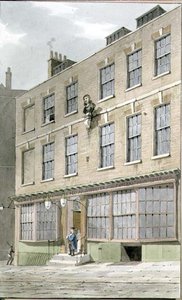 Café Grego, Devereaux Court, 1809 de George Shepherd