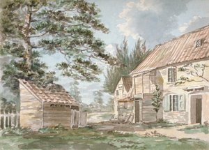 Moinho Overshot perto de Greenford, Middlesex, 1797