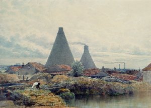 Os fornos, 1831 (wc) de George Shepherd