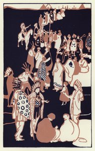 "Eu gostaria de ver o povo da minha mãe" (cor litho) de George Sheringham