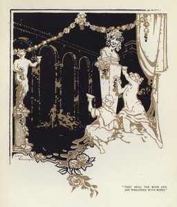 Ilustração para The Happy Hypocrite de Max Beerbohm (cor litho) de George Sheringham