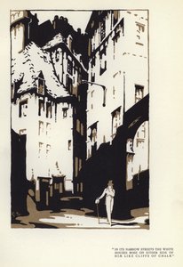 Ilustração para The Happy Hypocrite de Max Beerbohm (cor litho) de George Sheringham