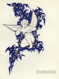 Ilustração para The Happy Hypocrite de Max Beerbohm (cor litho) de George Sheringham