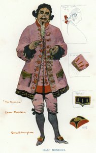 A Duena de Sheridan: Isaac Mendoza (cor litho) de George Sheringham