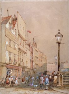 Vista do Smithfield Market, Cidade de Londres, 1844.