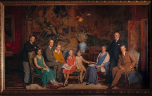 Gustav Krupp v. B. u. H. retrato de família de George Simon Harcourt