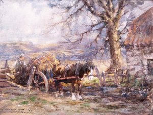 Carregando o carrinho (quadro) de George Smith