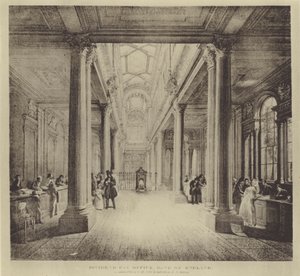 O Dividend Pay Office, Banco de Inglaterra de George Snr (after) Scharf