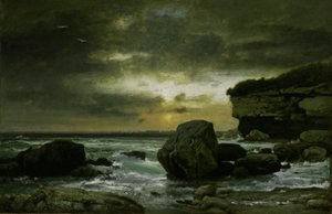 Um fuzileiro naval, c.1874-75 de George Snr. Inness