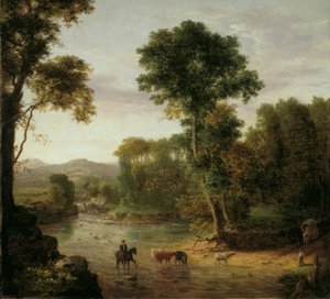Atravessando o Ford de George Snr. Inness