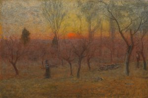 Gathering Wood, Montclair, Nova Jersey, 1889 de George Snr. Inness